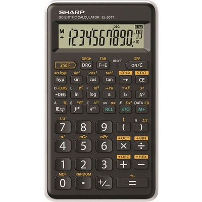 Sharp kalkulačka - EL-501T - biela