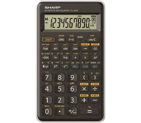 Sharp kalkulačka - EL-501T - biela