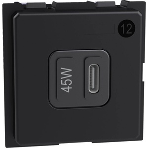 BTicino Розетка USB за зареждане тип C Power Delivery 45W 2 мод. Living Now - K4294C (K4294C)