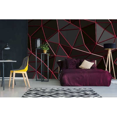 DIMEX ART Самозалепваща се флизелинова фототапета футуристична многоъгълна форма 375 x 250 см