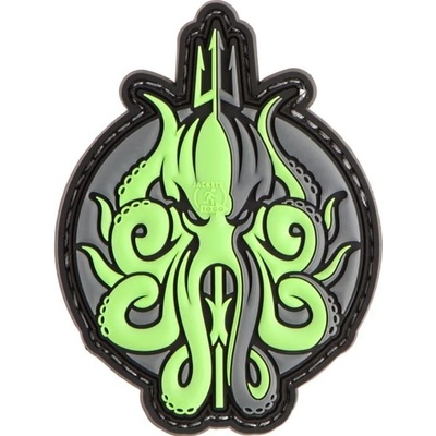 Gumová nášivka Jackets to Go Release the Kraken - zelená