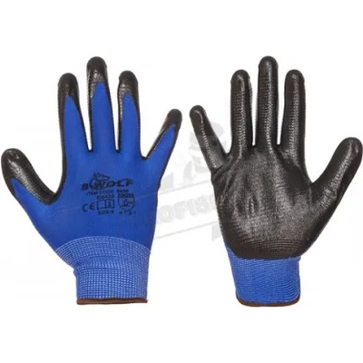 B-Wolf Работни ръкавици xenia | Синьо, 610300 (610300)