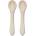 Lorelli Силиконови лъжички Lorelli - Natural, 2 броя, Beige (10230690005)