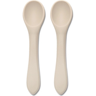 Lorelli Силиконови лъжички Lorelli - Natural, 2 броя, Beige (10230690005)