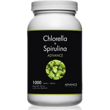 Advance nutraceutics Chlorella+Spirulina 1000 tablet