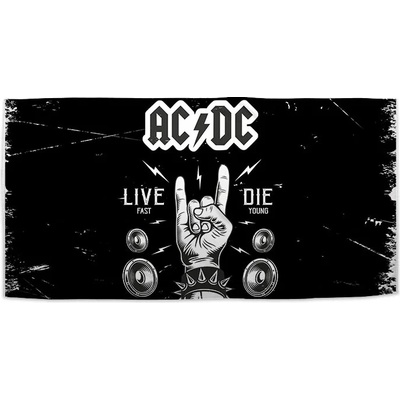 Sablio Uterák ACDC Live fast die young 50 x 100 cm