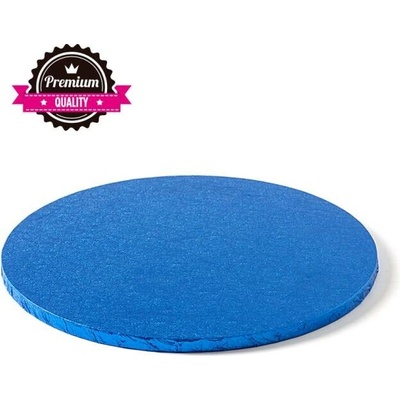 Decora Podnos PEVNÝ tmavo modrá kruh 30 cm