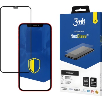 3mk Protection NeoGlass защитно стъкло за Apple iPhone 12/iPhone 12 Pro - Черен KP21095 (21095)