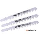Extol Premium Plátky do přímočaré pily 3 ks 100x1,5mm 8805300
