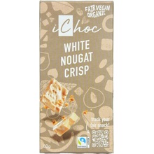 iChoc Rýžová bílý nugát s oříšky 80 g