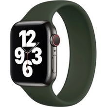 Crested Navlékací silikonový řemínek pro Apple Watch 38, 40 a 41 mm zelený Velikost: L - Obvod zápěstí 180 mm - 195 mm YACZ1646L