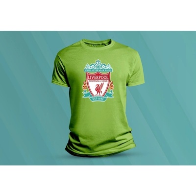 Sandratex dětské bavlněné tričko Liverpool. lime