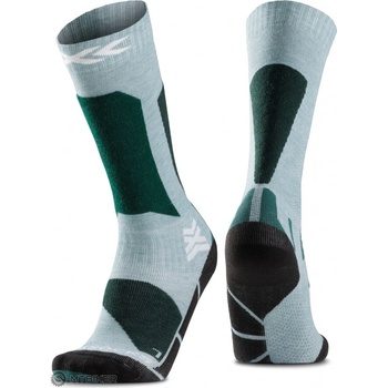 X-bionic X-socks Ski Discover Otc Jr detské lyžiarske ponožky zelená