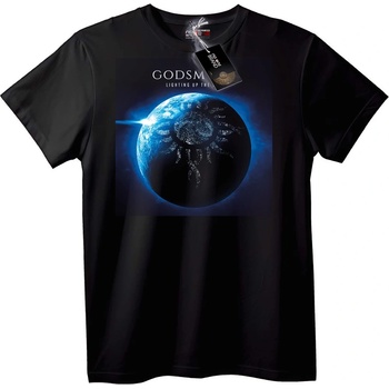 NOONEBRAND Тениска GODSM Земна Светлина - L, Black
