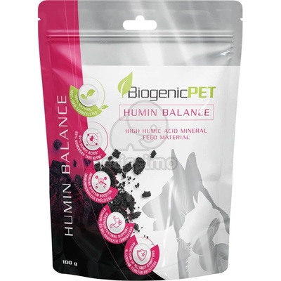 BiogenicPet Humin Balance - фуражна добавка за кучета, котки и дребни животни 100 г