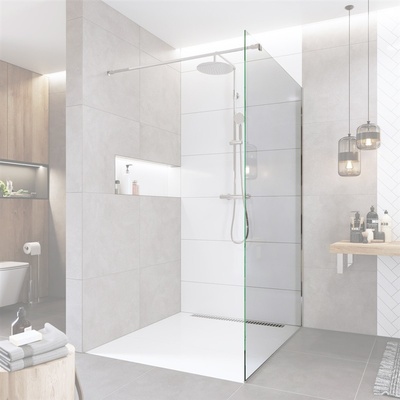 Mereo Novea sklo pro Walk in 120 x 200 cm, 8mm, EASY CLEAN, Čiré CK10604S