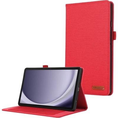 Vsetkonamobil 66304 FABRIC Zaklápací obal pre Samsung Galaxy Tab A9+ červený