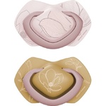 Canpol Силиконови симетрични залъгалки Canpol - Gold, 0-6 м, 2 броя, розови (22/664_pin) - ozone