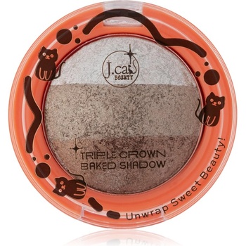 J.Cat Beauty’ Triple Crown дълготрайни сенки за очи цвят 103 Gingerbread 2.5 гр