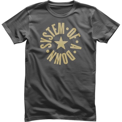 System of a Down Circle Star Logo Dark Grey M Риза (<![CDATA[WMX-1-SOAD007-AZ-M]]>)