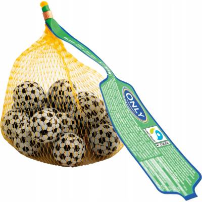 Only Fotbalové míče z mléčné čokolády v síťce 84 g