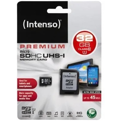 Intenso microSDHC 32GB C10/UHS-I 3423480