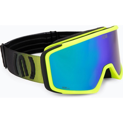 Neon Скиорска маска Neon Eclipse yellow/mirror green
