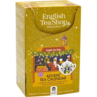 English Tea Shop BIO Adventní kalendář zlatý Vánoční čaj 25 sáčků