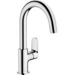Hansgrohe Vernis Blend - Смесител за мивка с изпразнител и въртящ се чучур, EcoSmart, хром 71554000 (71554000)