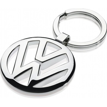 Přívěsek na klíče Volkswagen na klíče VW logo stříbrné 000087010BN