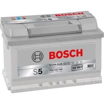 Image 1 of Bosch Silver Plus S5 74Ah 750A right+ (0092S50070)