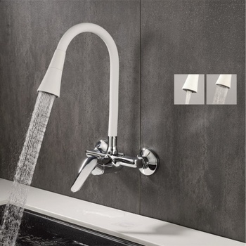 Image 1 of Inter Ceramic Кухненски смесител icf 5108152w 7789 linni white matt