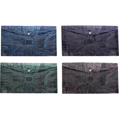 Plastová obálka s drukem 16,5 × 12 cm s motivem základní desky