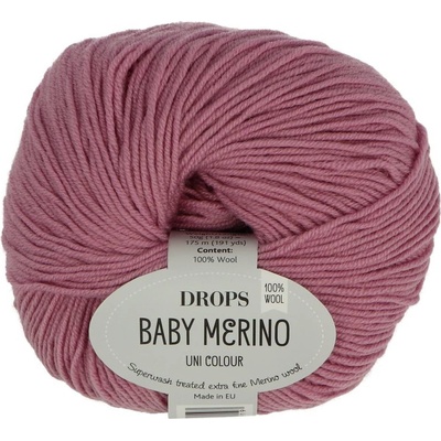 Drops Baby Merino UNI 27 tmavá ružová