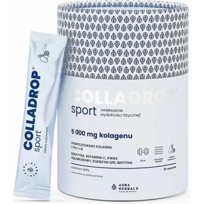 Aura Herbals Colladrop Sport Morský kolagén 5 000 mg 30 vreciek
