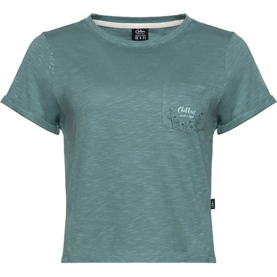 Chillaz Дамска тениска Chillaz Women's Grosetto Search & Respect T-shirt - Dark Arctic - размер 34 (EU) (916-6245-0212)