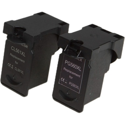 Tonerhub Обновен мастилен пълнеж 3712C001 / 3730C001, PG560XL/CL561XL за принтери Canon (multipack) (3712C001/3730C001)