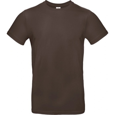 B&C Collection B&c e190 / Мъжка тениска от плътен памук - кафява xxxl (01003t14513)