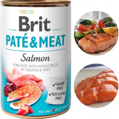 Brit Paté & Meat Salmon 800 g