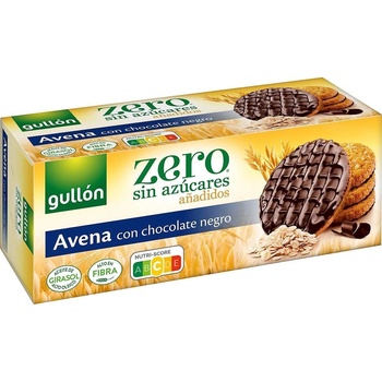 Image 1 of gullón ОВЕСЕНИ БИСКВИТИ С ТЪМЕН ШОКОЛАД, БЕЗ ЗАХАР (275 Г)