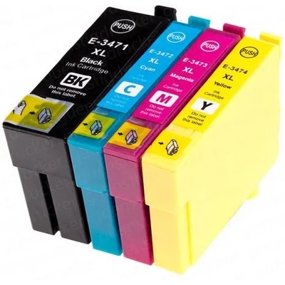 Epson 34XL (T3476) промо пакет (BK, C, M, Y) 4бр