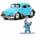 Simba Toys Lilo & Stitch: малък автомобил VW Beetle от 1959 г