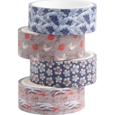 Grupo Erik Sada Velká Vlna Kanagawy Hokusai 4 ks – Sleviste.cz