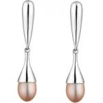 Swan Сребърни обици със сладководни розови перли IE0369L Swan