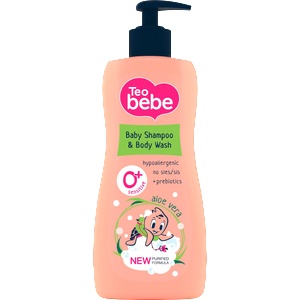 Teo bebe Шампоан и душ гел 2в1 Aloe, 400 ml (3023468)