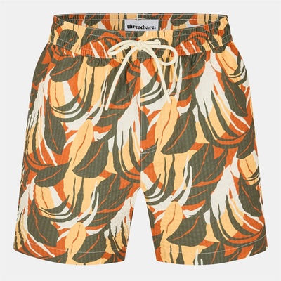 Threadbare Бански гащета Threadbare Men's Reef Swim Shorts - Orange