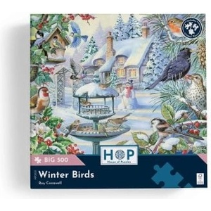 House of Puzzles Пъзел 500 части - Зимни птици - The House of Puzzles (HP0233)