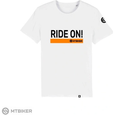 MTBiker Ride On tričko biele