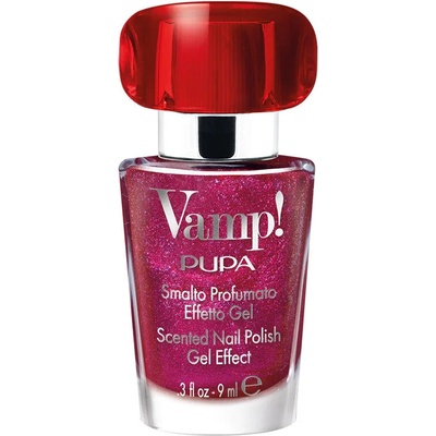 PUPA Milano Lak na nechty VAMP! (Scented Nail Polish Gel Effect) 9 ml 219 Party Fuchsia