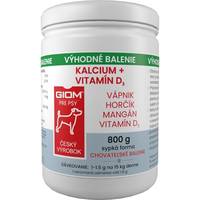 Giom Kalcium Vitamín D3 800 g